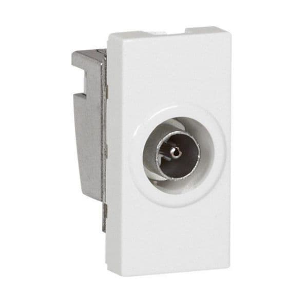 Legrand Arteor 572171 Ổ Cắm TV Shielded 9.5mm 2 Module Trắng