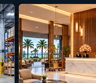 Không gian nội thất cần chọn nhiệt độ màu đồng bộ với vật liệu